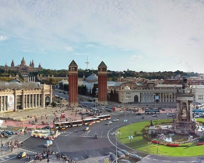 バルセロナのスペイン広場