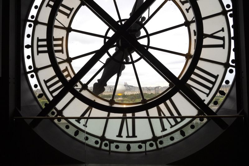 フランス・パリのオルセー美術館の大時計