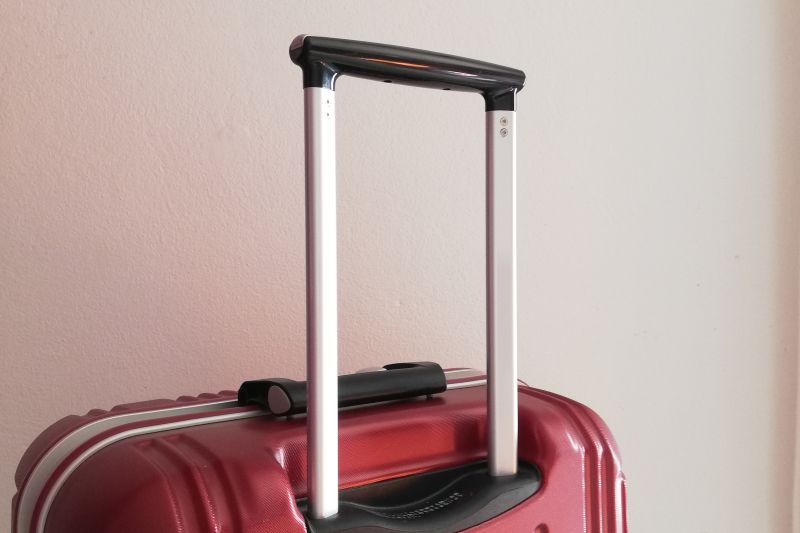 スーツケース、バーマス社ヘリテージのハンドル部分