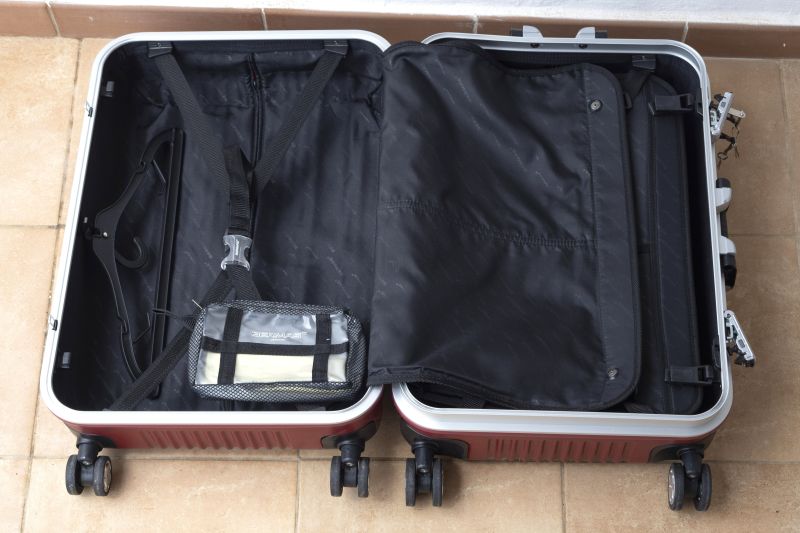 スーツケース、バーマス社ヘリテージの中身