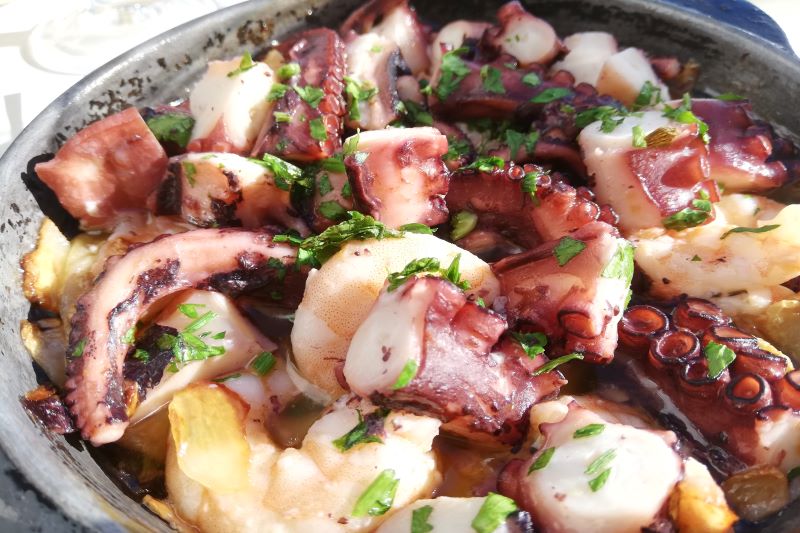 スペインのカナリア諸島の料理カズエラ