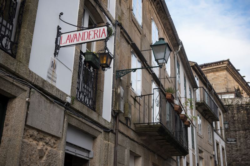 サンティアゴ・デ・コンポステーラの街並み