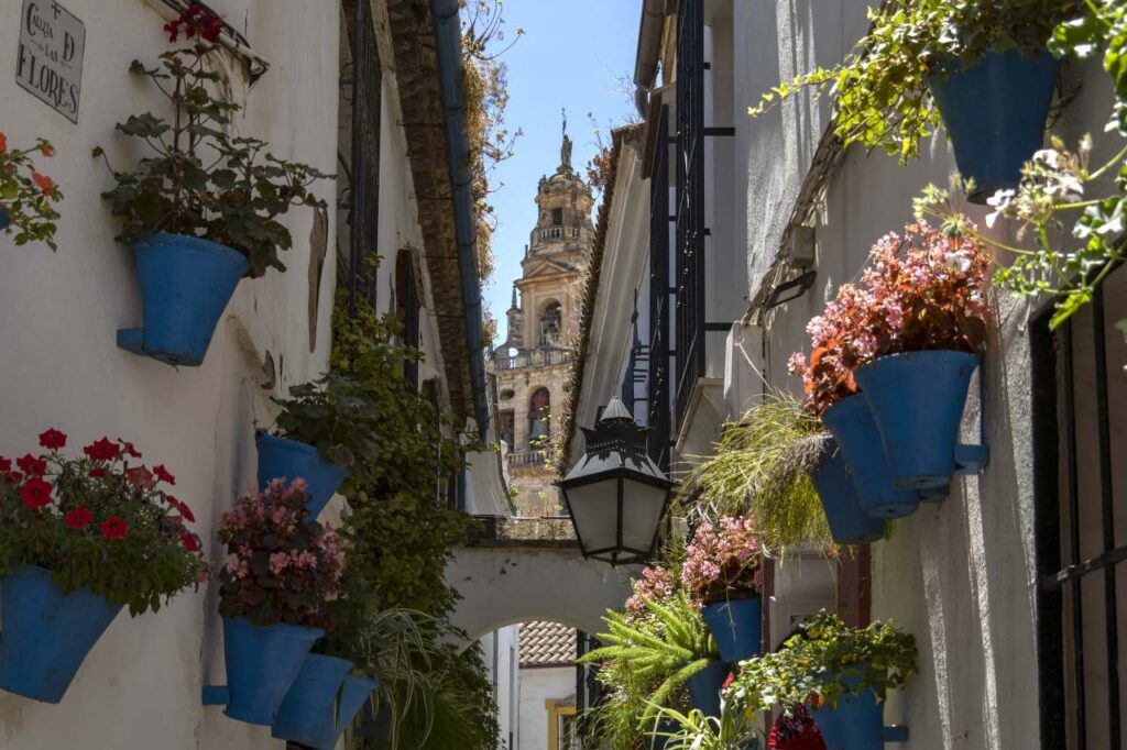 スペイン・コルドバの花の小径