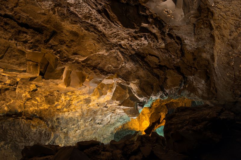 ランサローテ島のベルデ洞窟