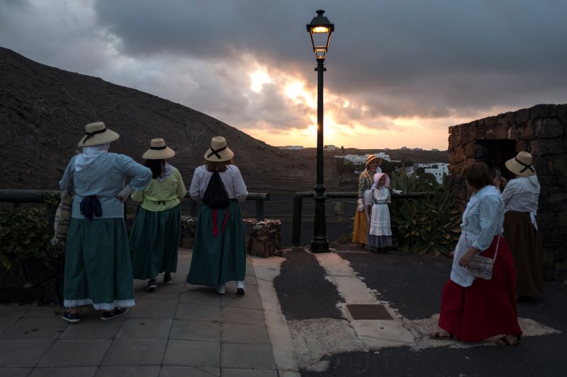 スペイン・カナリア諸島のランサローテ島の伝統衣装