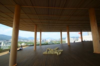 広島のおりづるタワーからの眺め