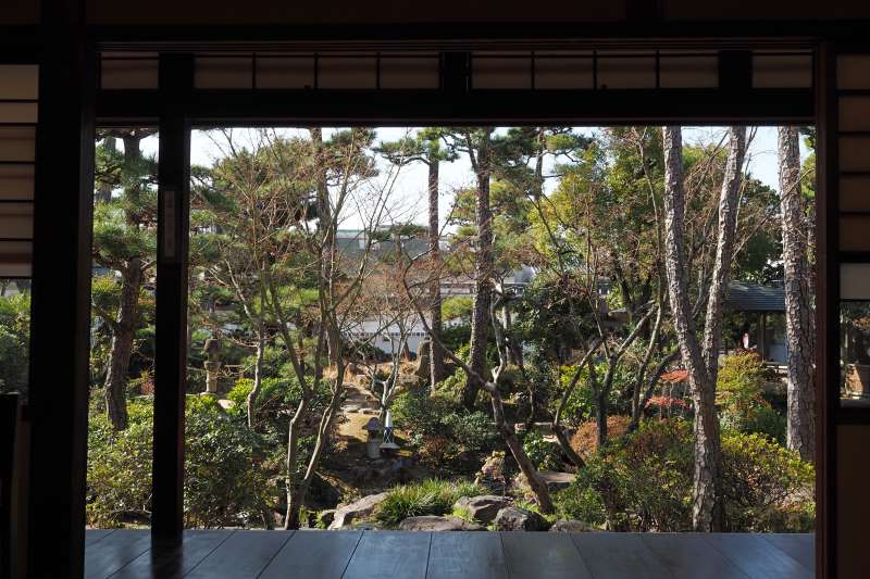 岡山県倉敷美観地区の新渓園