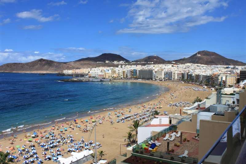 カナリア諸島グラン・カナリア島のビーチ