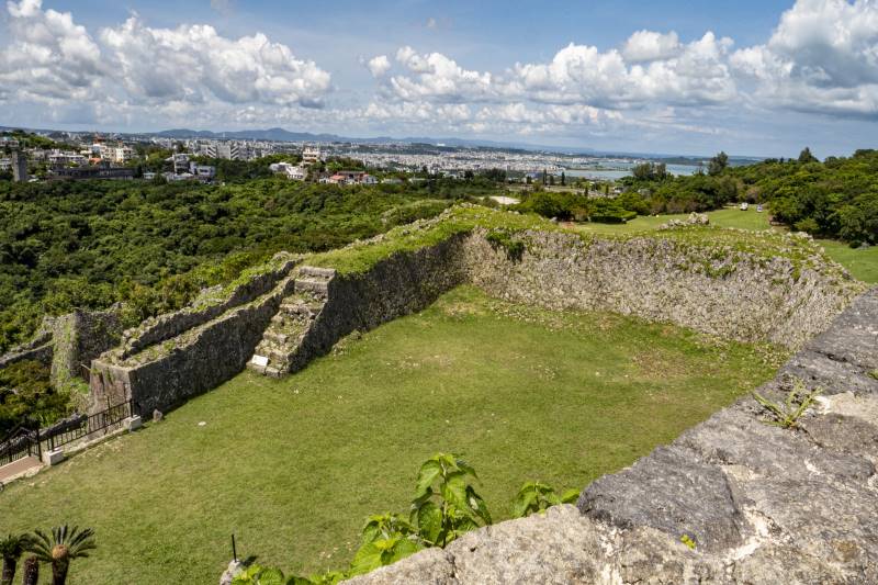 沖縄の中城城跡