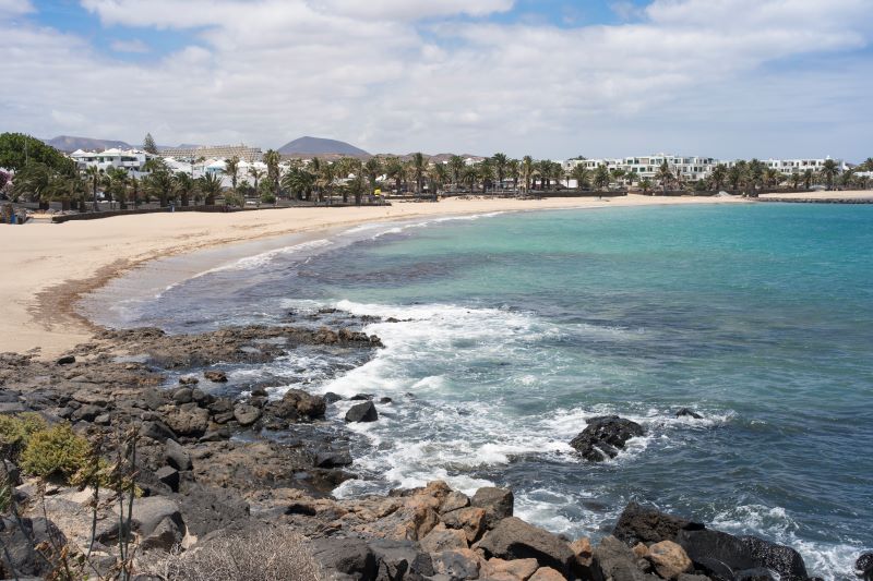 スペイン・カナリア諸島・ランサローテ島のクチャラス・ビーチ