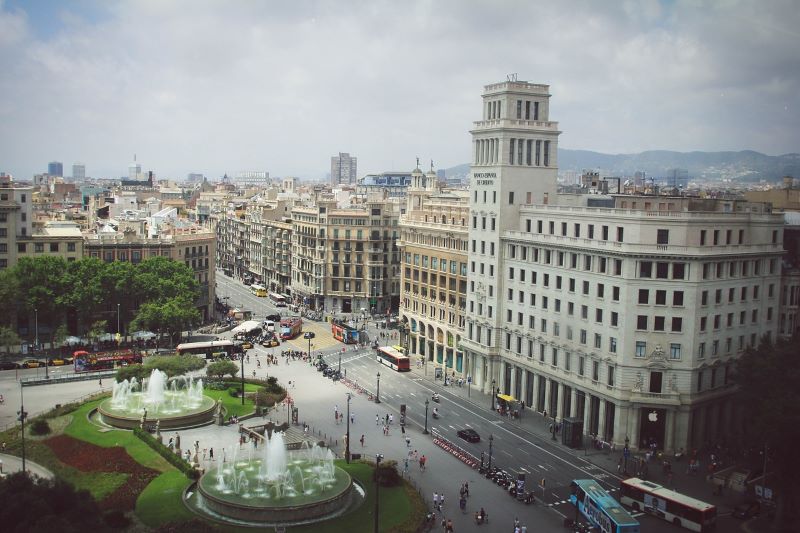 バルセロナのカタルーニャ広場