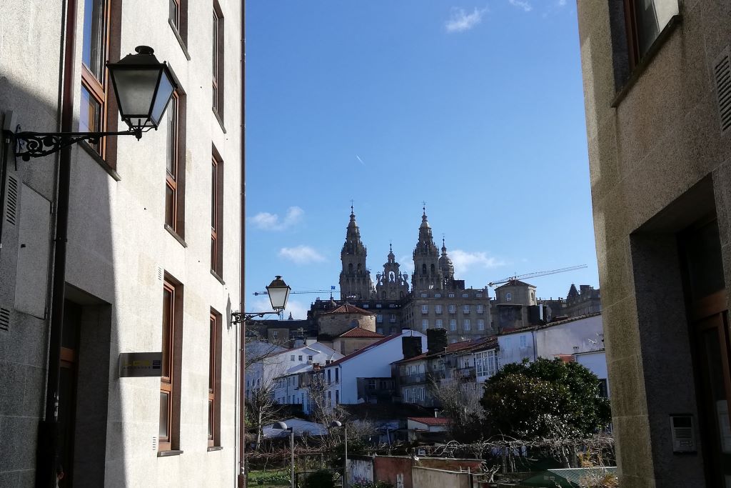 スペインのサンティアゴ・デ・コンポステラ