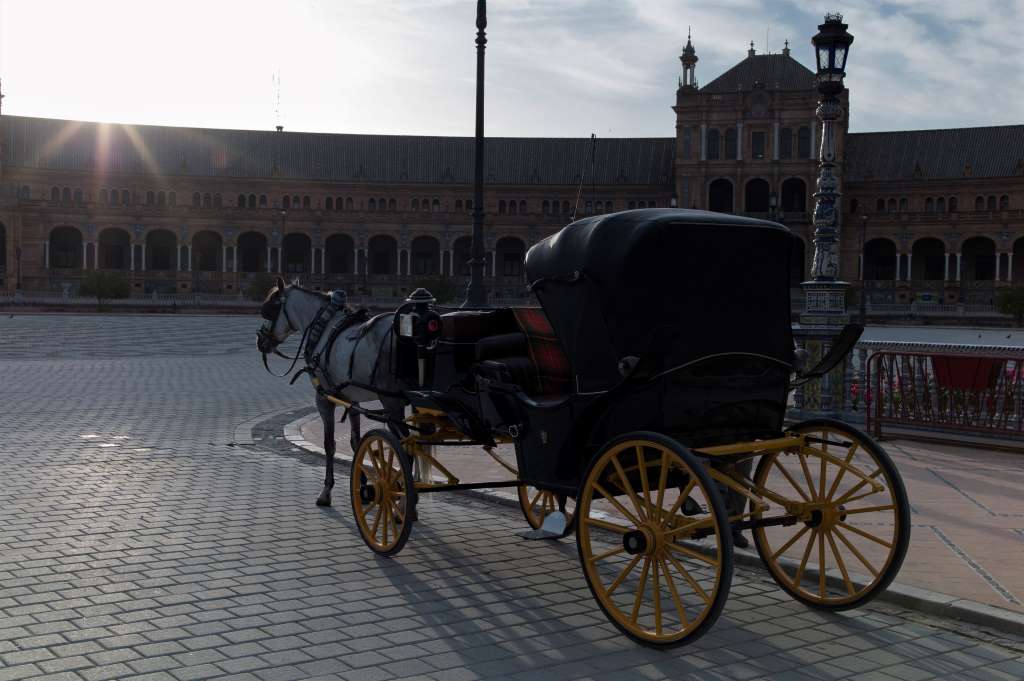 スペイン・セビリアのスペイン広場