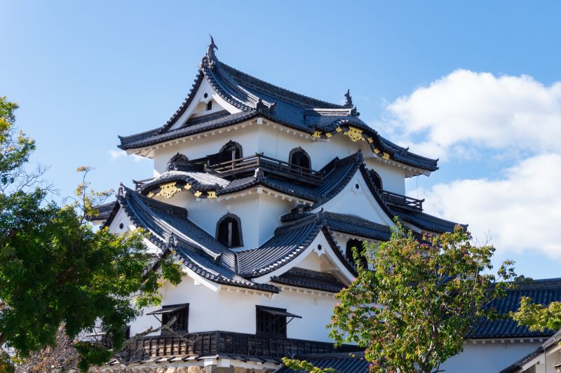 滋賀県の彦根城の天守