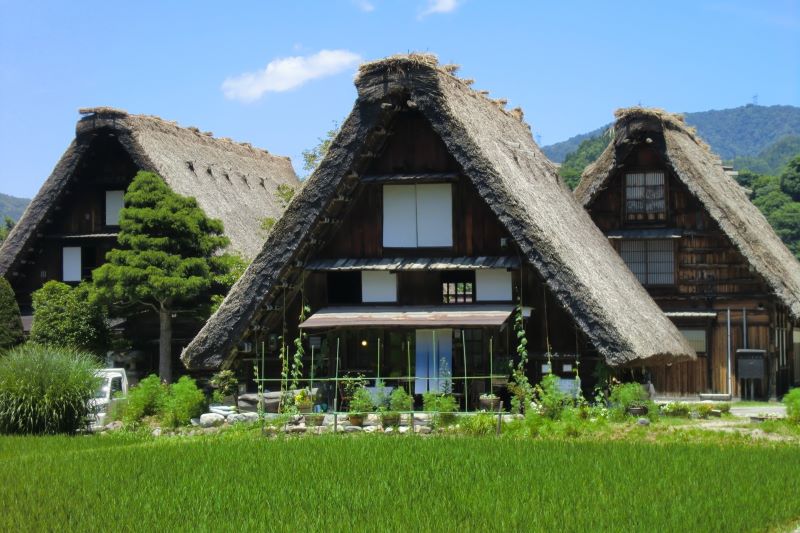 岐阜県・白川郷の合掌造り家屋