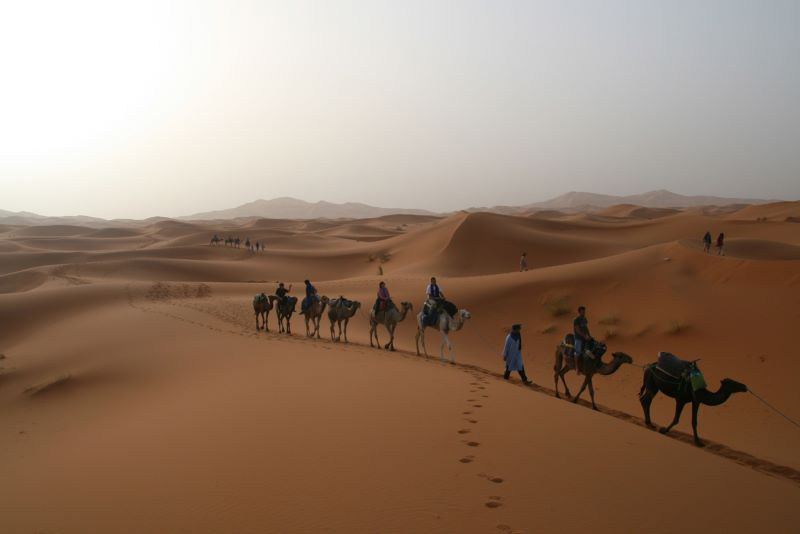 モロッコの砂漠