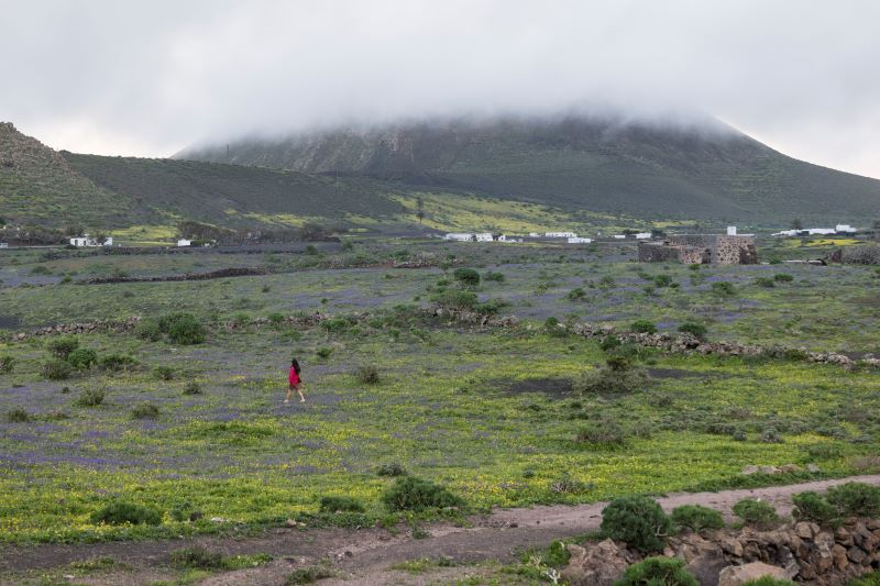 スペイン・カナリア諸島のランサローテ島の冬
